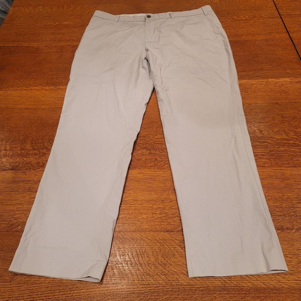 Brooks Brothers Clark Pants 40x32 Gray Supima Cotton Stretch